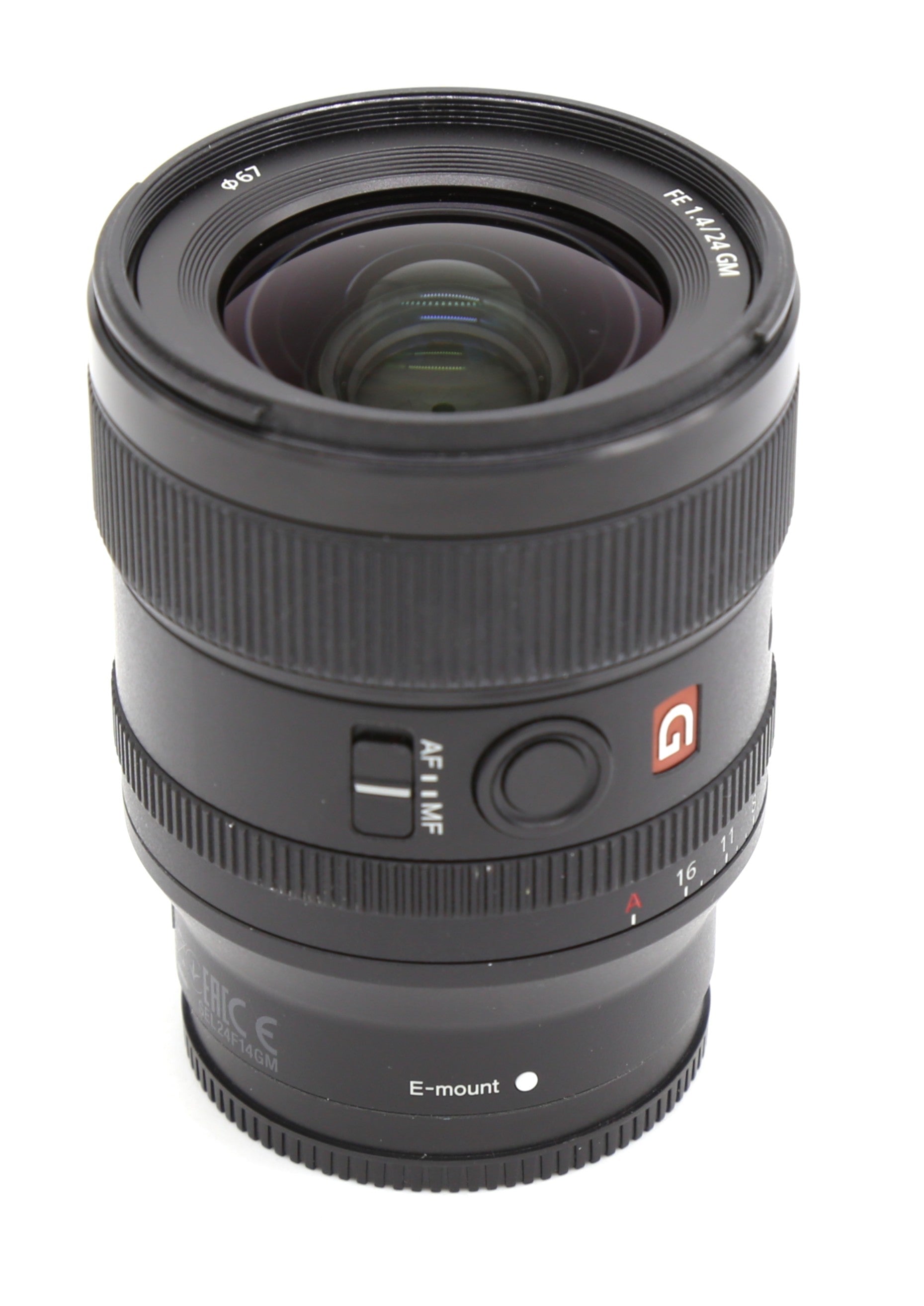 Used Sony FE 24mm F/1.4 GM Prime Lens SN: 1859834