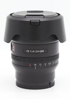 Used Sony FE 24mm F/1.4 GM Prime Lens SN: 1859834