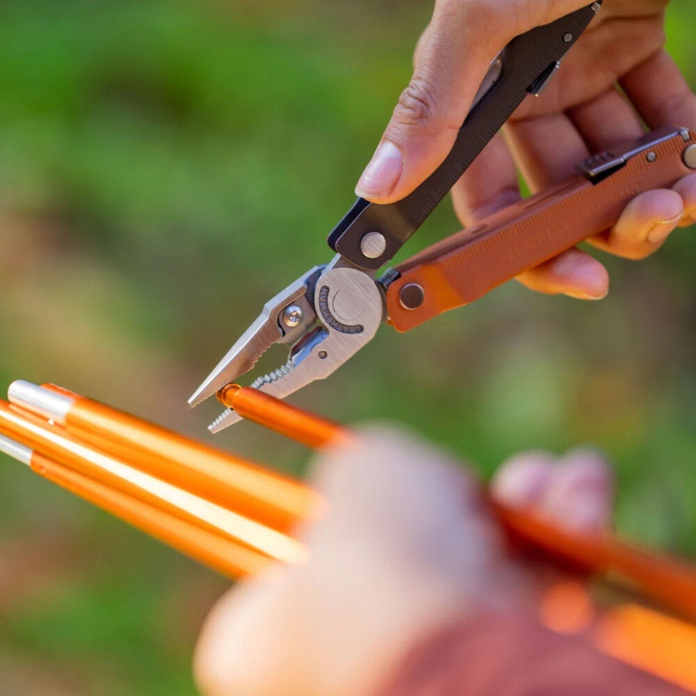 Leatherman Rebar Multi-Tool with Sienna Sheath - Burnt Sienna