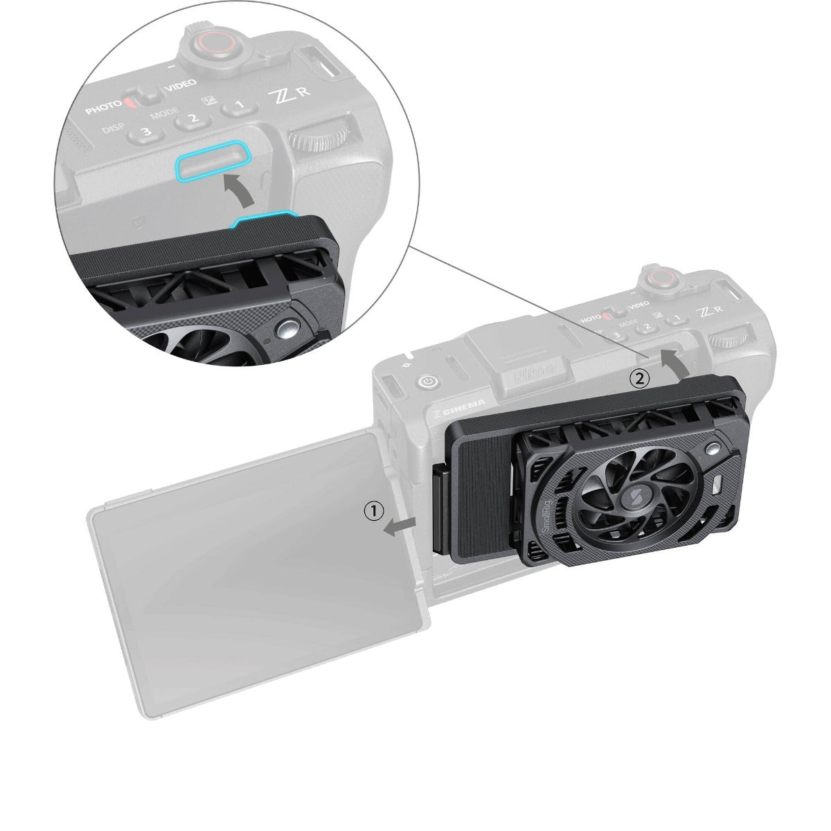 SmallRig Cooling Fan for Nikon ZR 5874