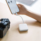 PGYTECH CreateMate High-speed Mini Card Reader Case (Ivory White)