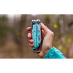 Leatherman Signal Camping Multi-Tool with Nylon Sheath - Aqua & Silver