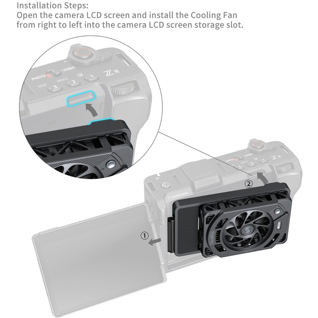 SmallRig Cooling Fan for Nikon ZR 5874