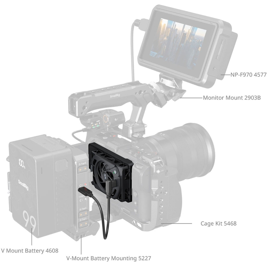 SmallRig Cooling Fan for Nikon ZR 5874