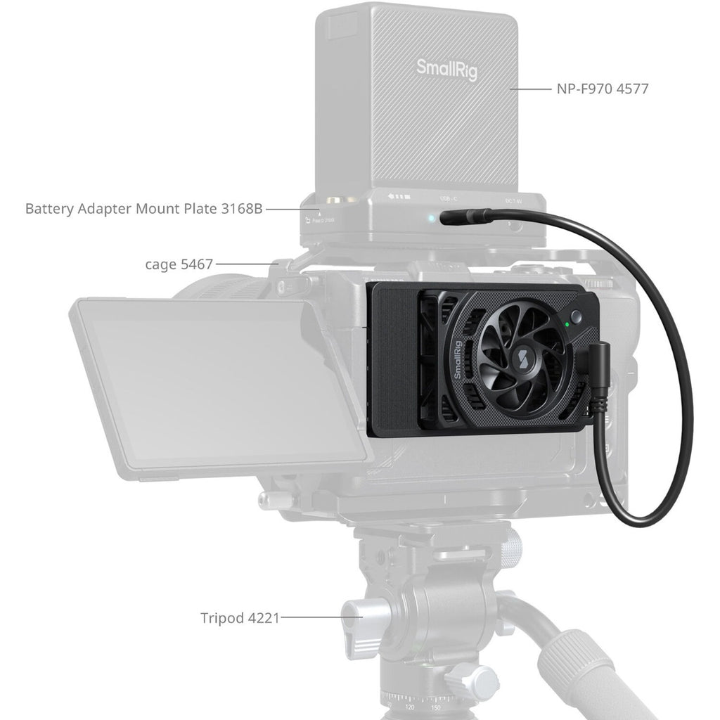 SmallRig Cooling Fan for Nikon ZR 5874