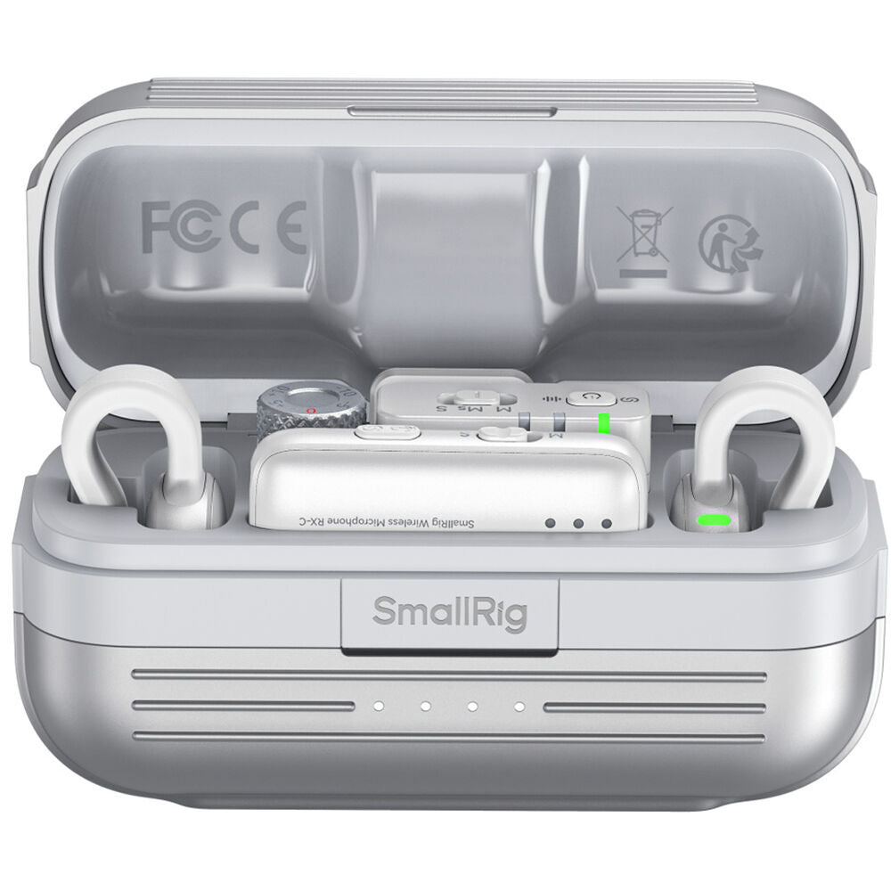 SmallRig S 70 Wireless Microphone with Multi-Device Compatibility (White) 5716