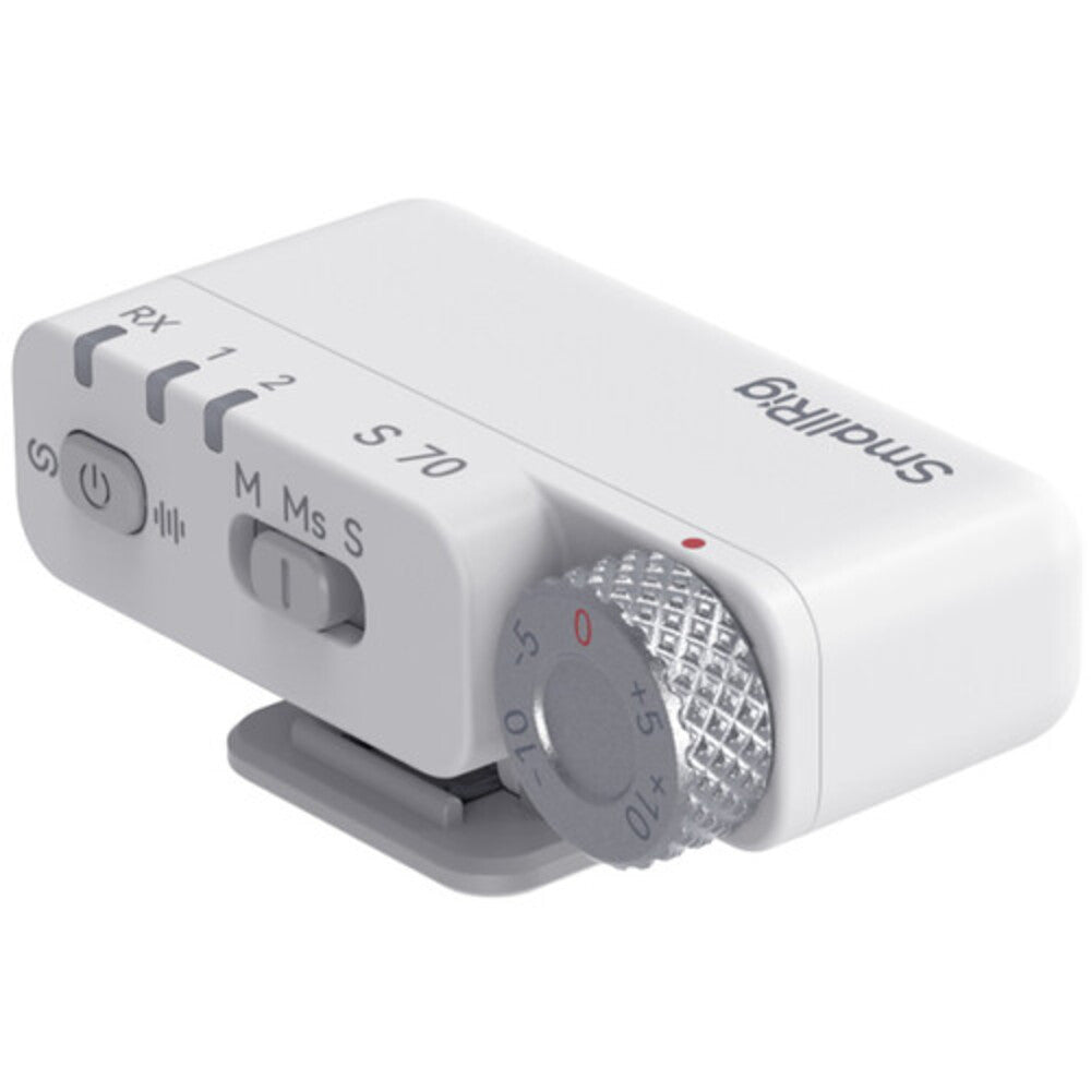 SmallRig S 70 Wireless Microphone with Multi-Device Compatibility (White) 5716