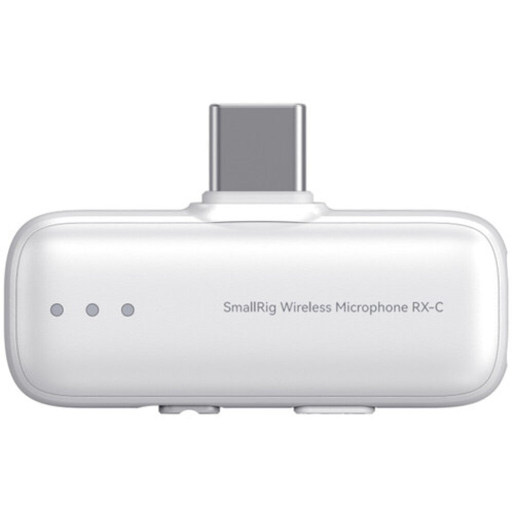 SmallRig S 70 Wireless Microphone with Multi-Device Compatibility (White) 5716