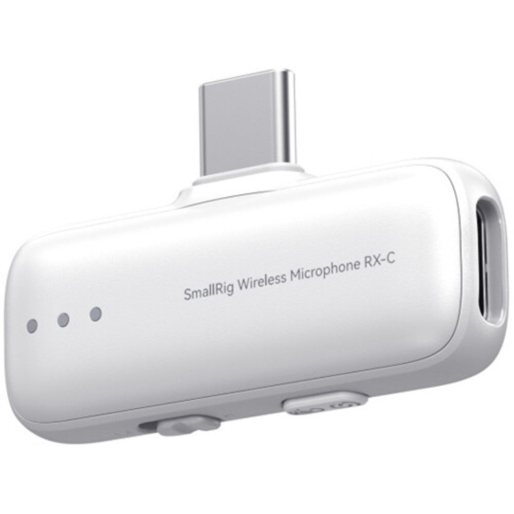 SmallRig S 70 Wireless Microphone with Multi-Device Compatibility (White) 5716
