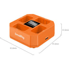 SmallRig Four-Channel Camera Battery Charger for NP-FW50 5749