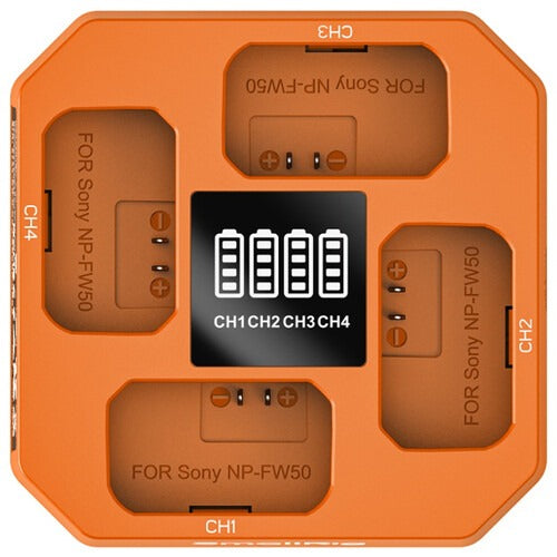 SmallRig Four-Channel Camera Battery Charger for NP-FW50 5749