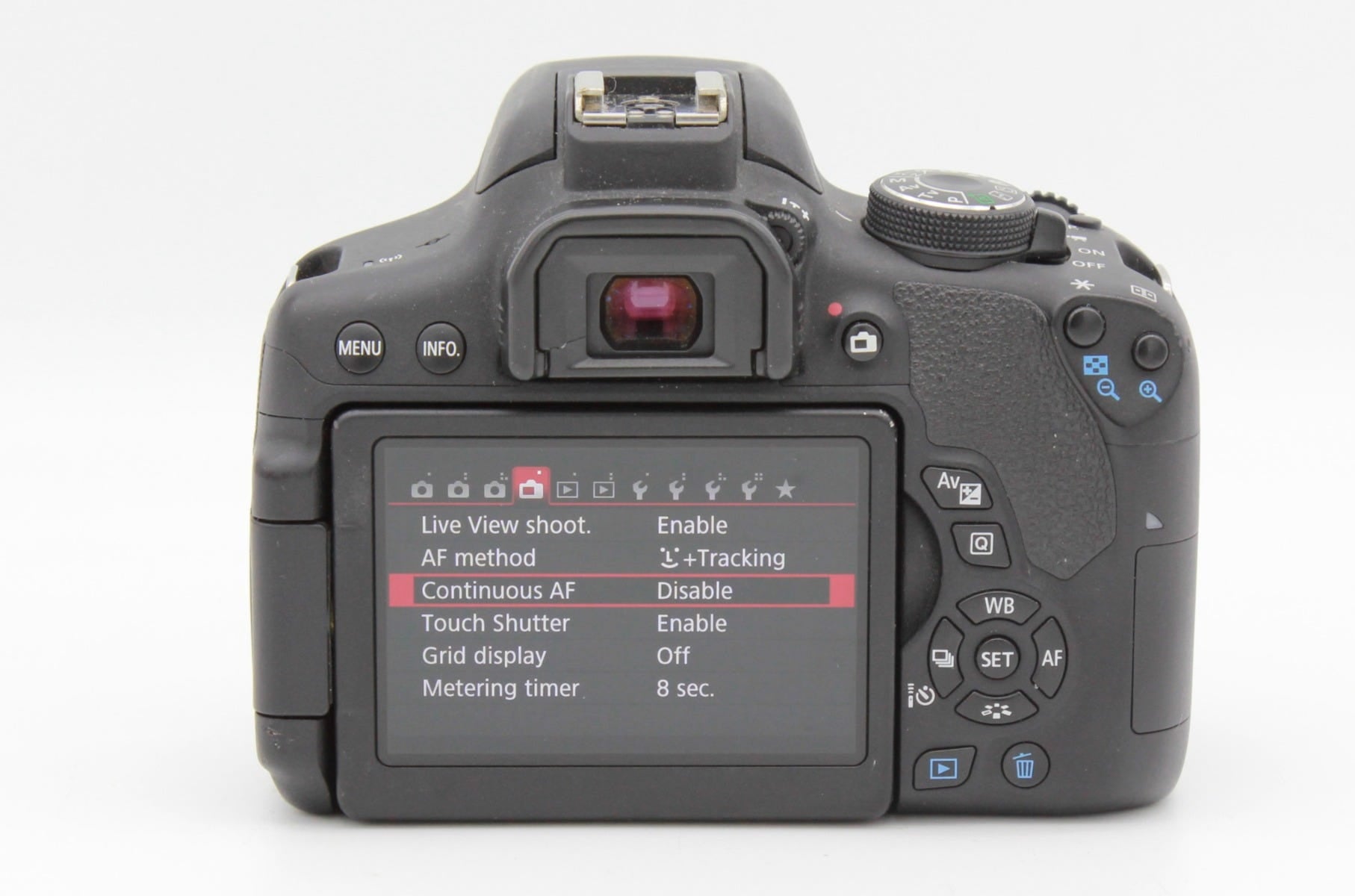 Used Canon EOS 750D Body S/N 035032001980