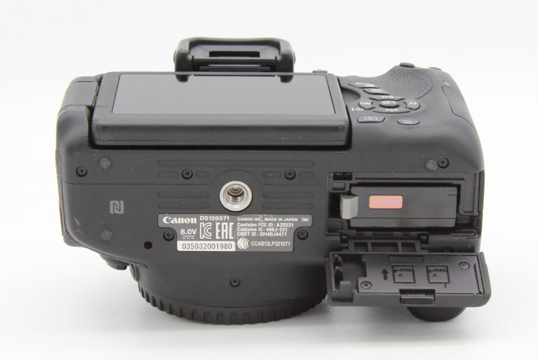 Used Canon EOS 750D Body S/N 035032001980