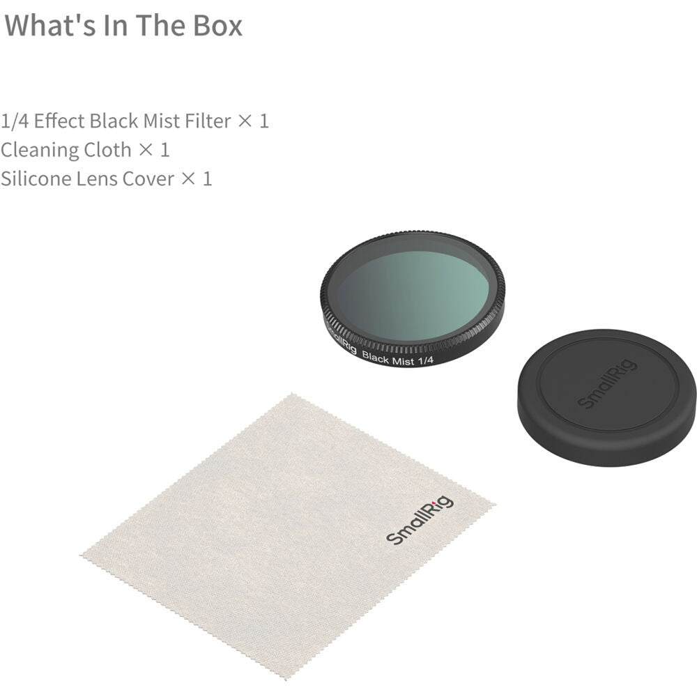 SmallRig 1/4 Effect Black Mist Filter for DJI Osmo Action 6 6086