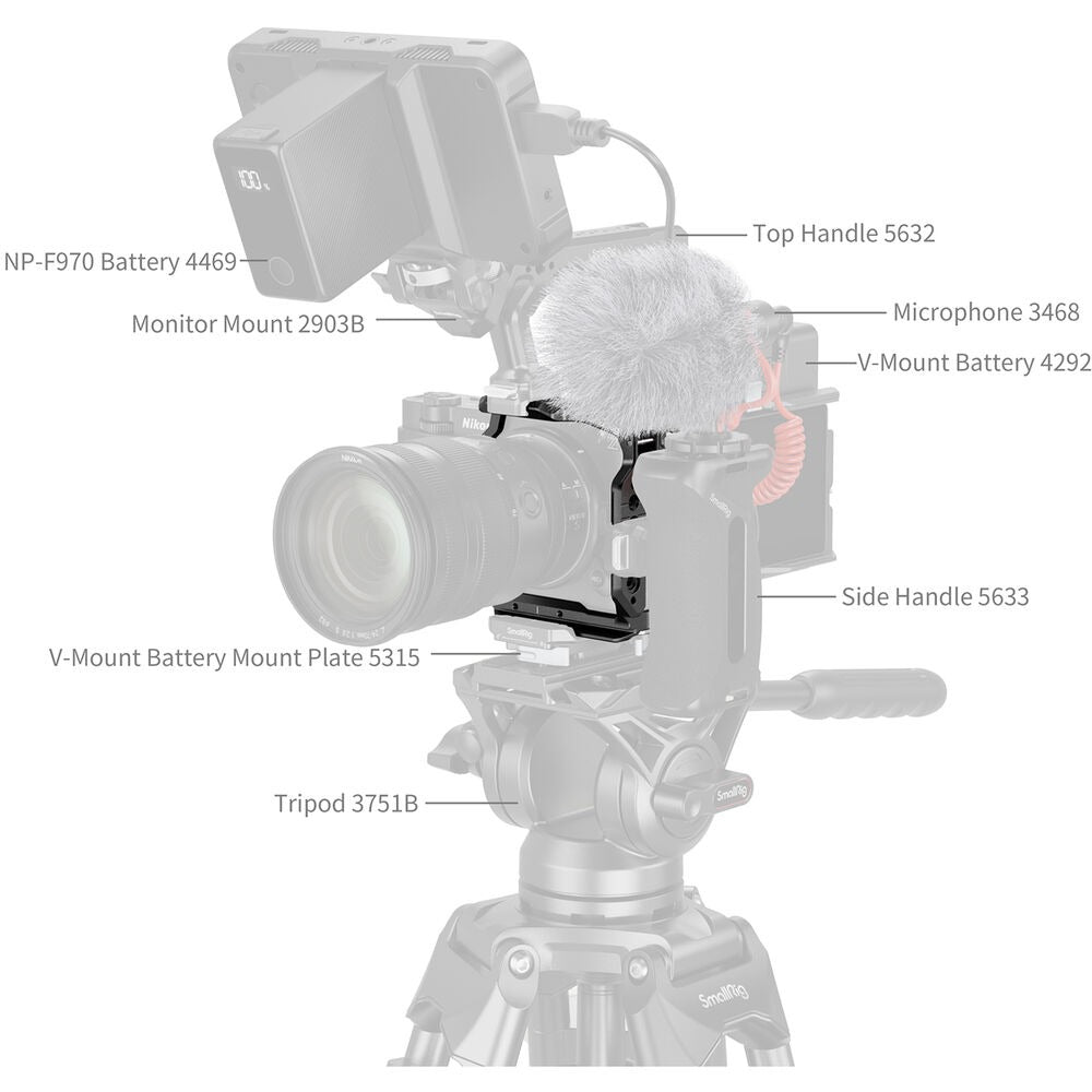 SmallRig Half Cage for Nikon ZR 5905
