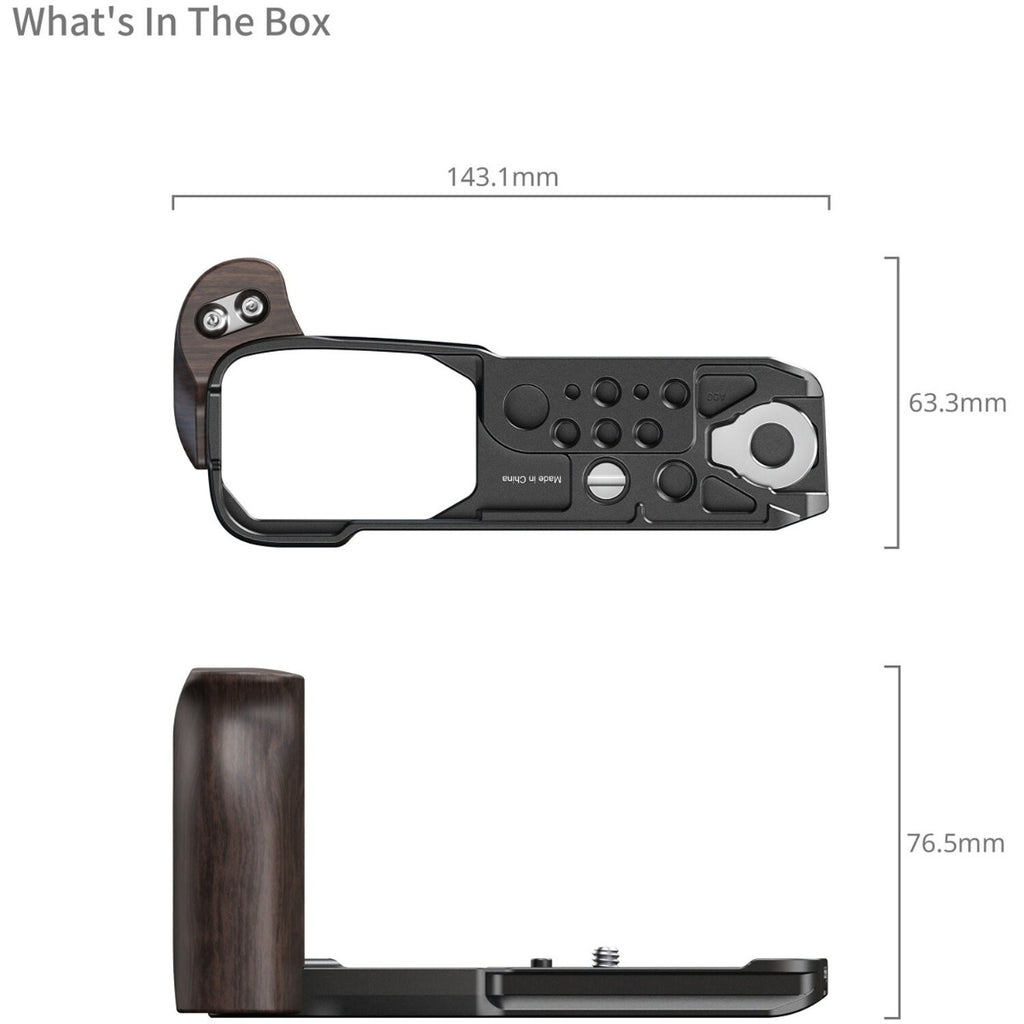 SmallRig L-Shaped Mount Plate with Wooden Handle for Nikon ZR 5906