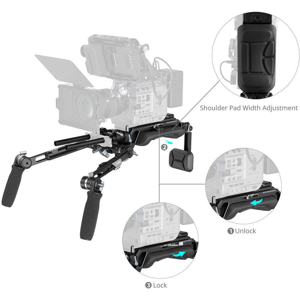 SmallRig "HawkLock" VCT-14 Type Shoulder Rig (SR009) 5199