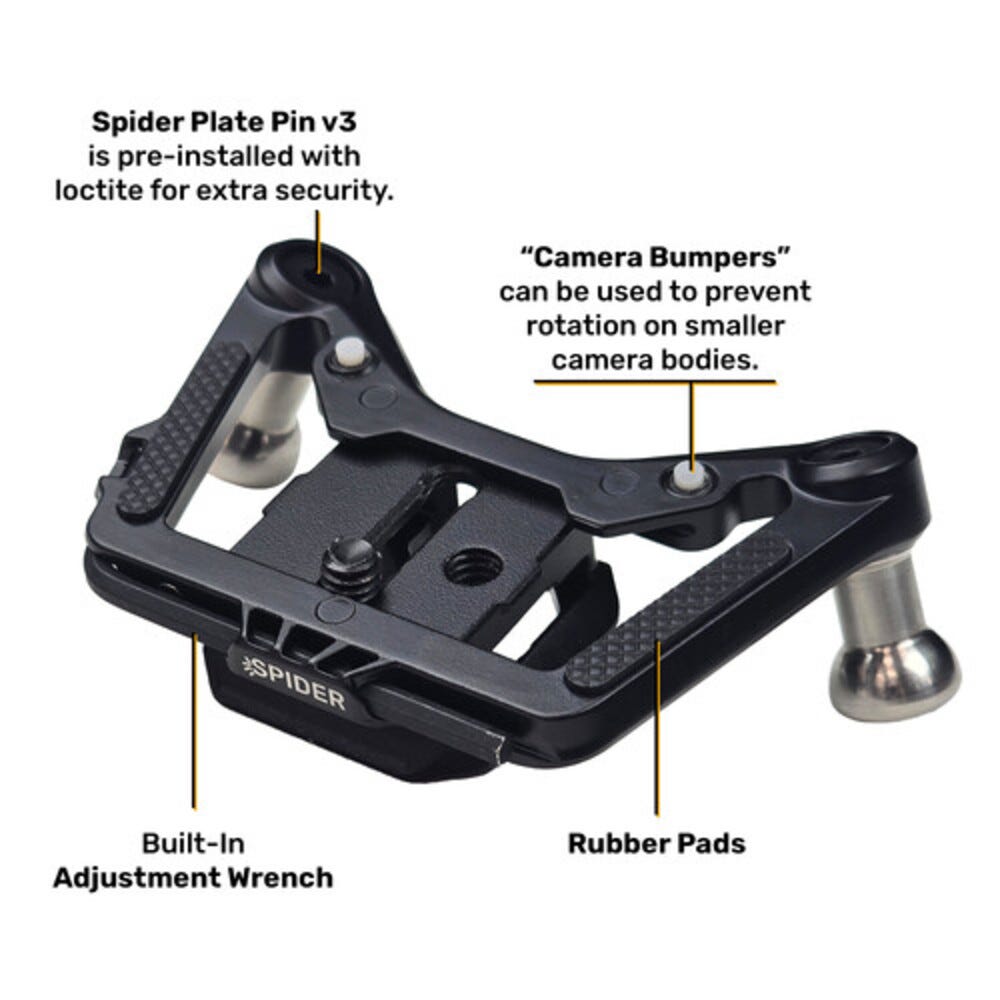 Spider Camera Holster SpiderPro Holster Set v3 - BLACK