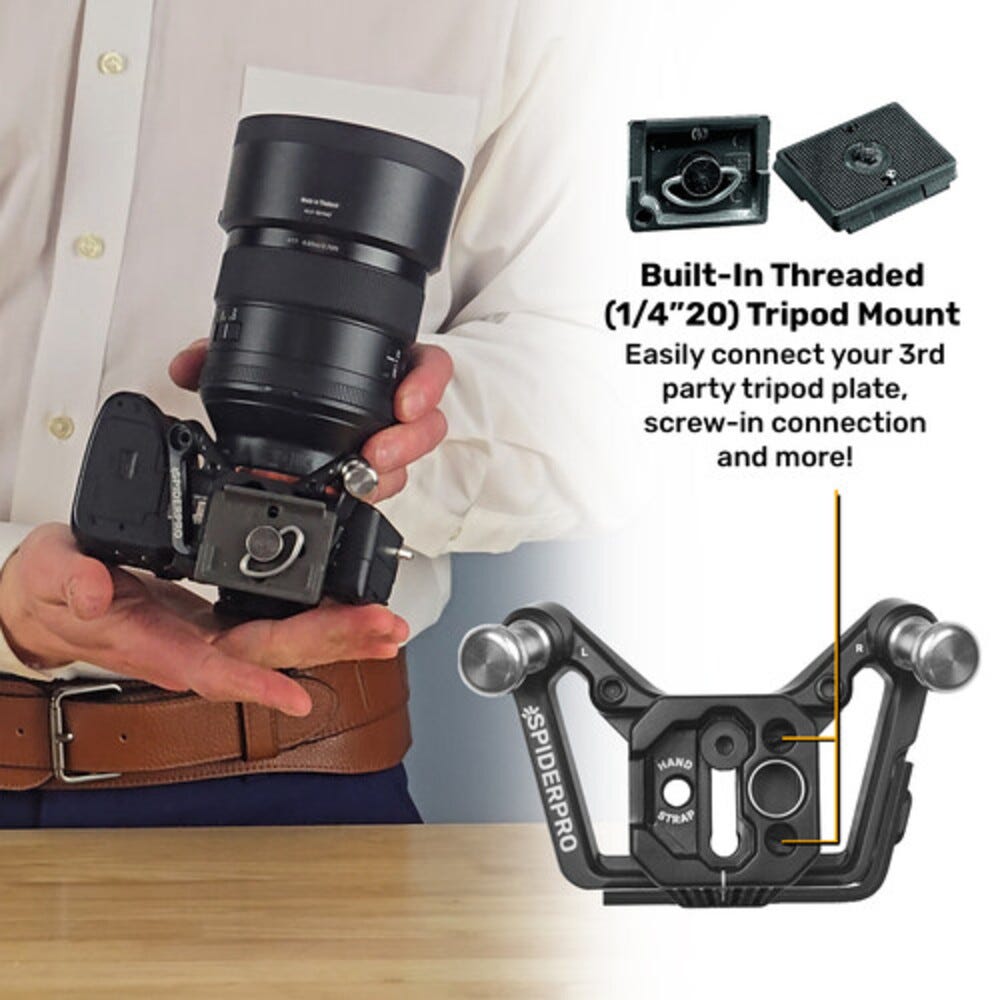 Spider Camera Holster SpiderPro Holster Set v3 - BLACK