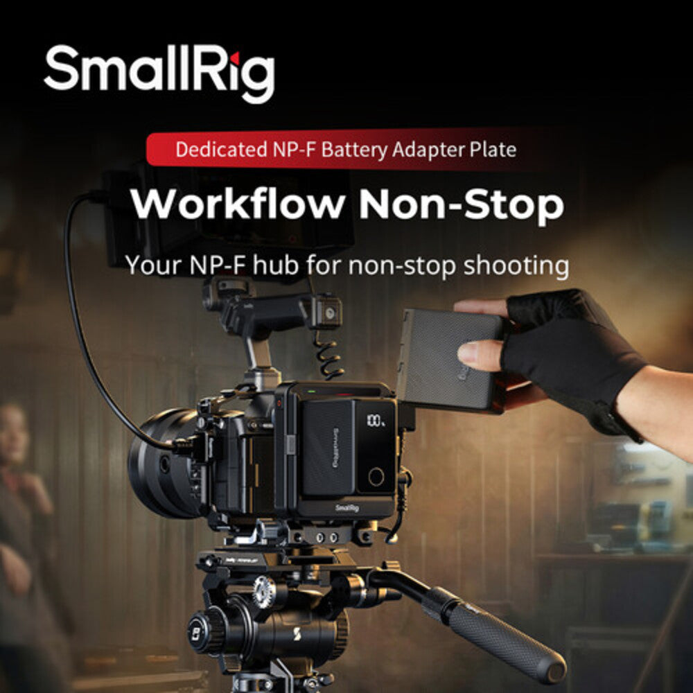 SmallRig Adapter Plate for NP-F Type Batteries (Supports UPS) 5536