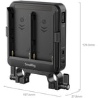 SmallRig Adapter Plate Kit for NP-F Type Batteries for 15mm LWS Rods (Supports UPS) 5537