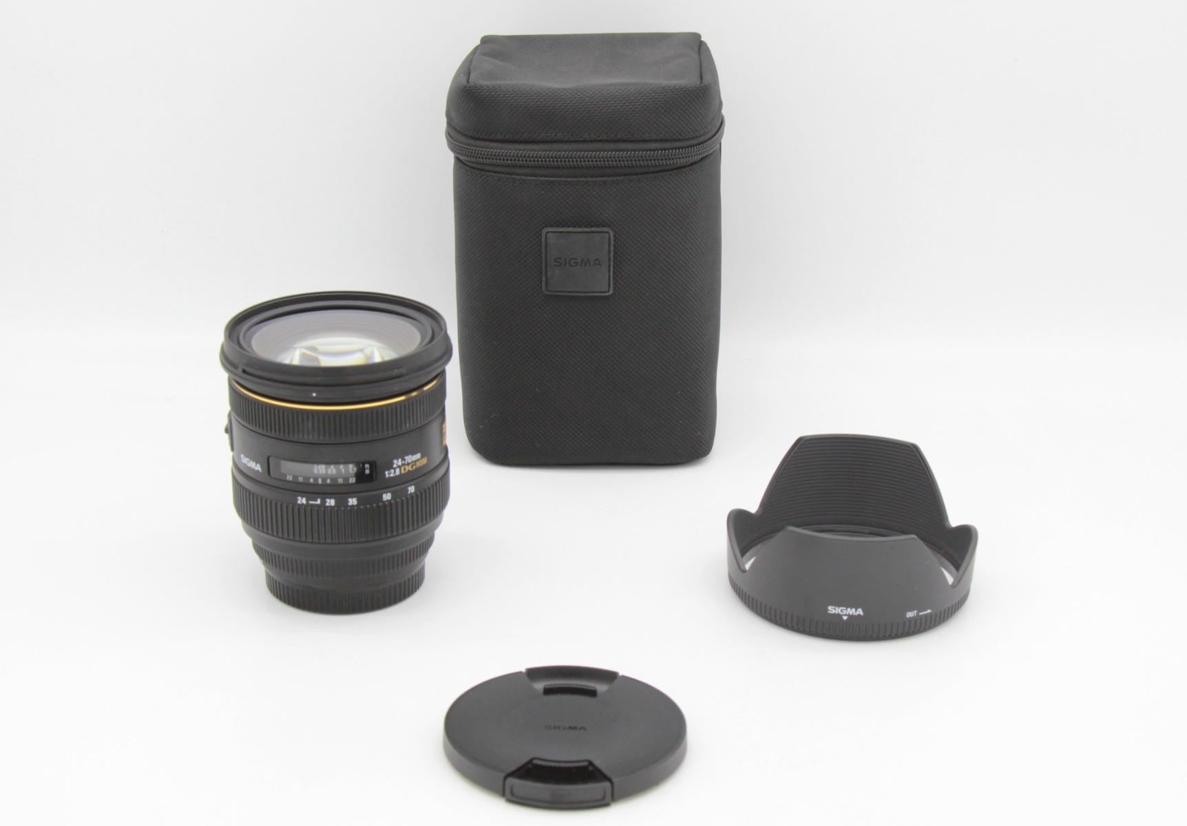 Used Sigma 24-70mm F2.8 EX DG HSM -  Canon EF Mount S/N 15169806