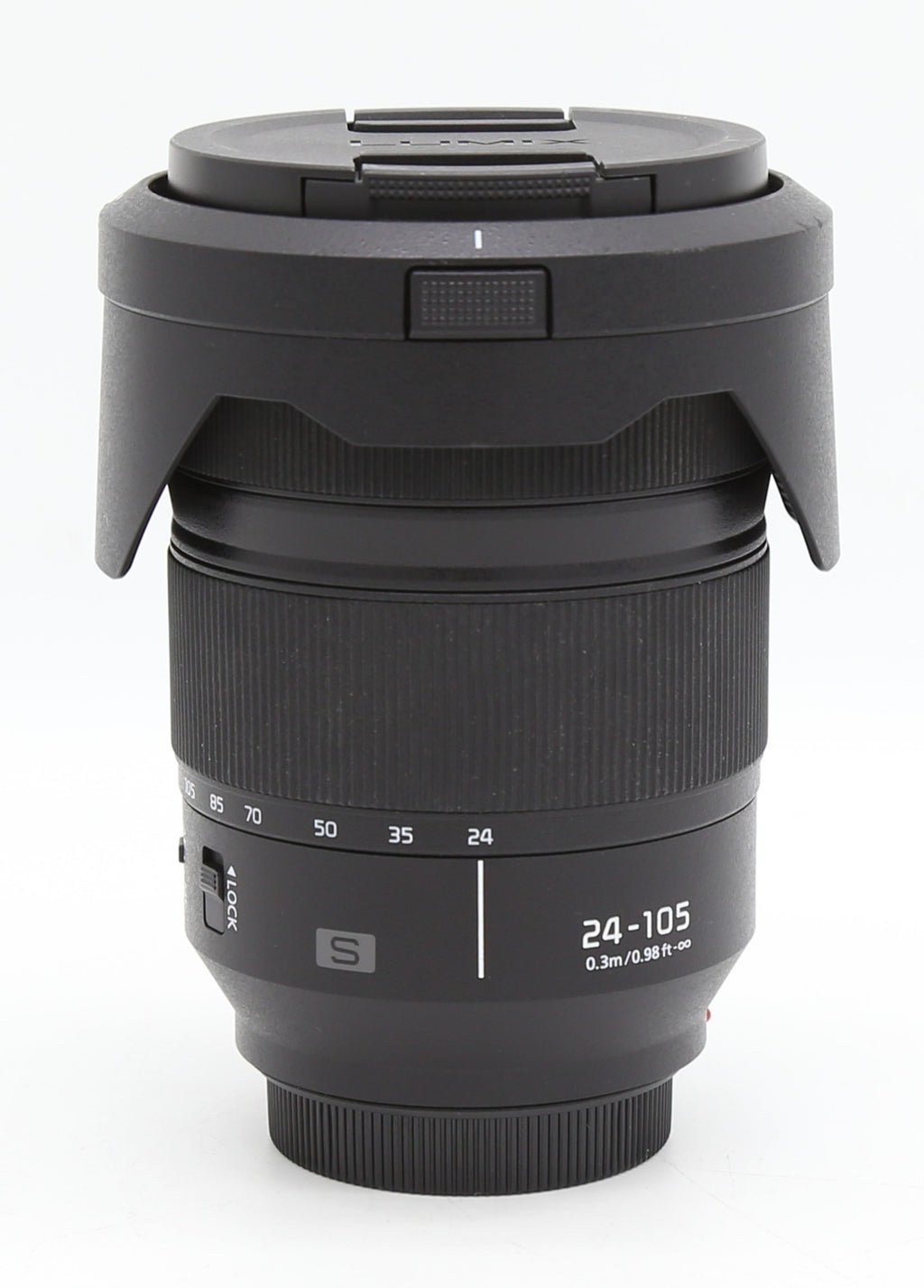 Used Panasonic LUMIX S 24-105m Macro OIS Zoom Lens SN: XFGH201115