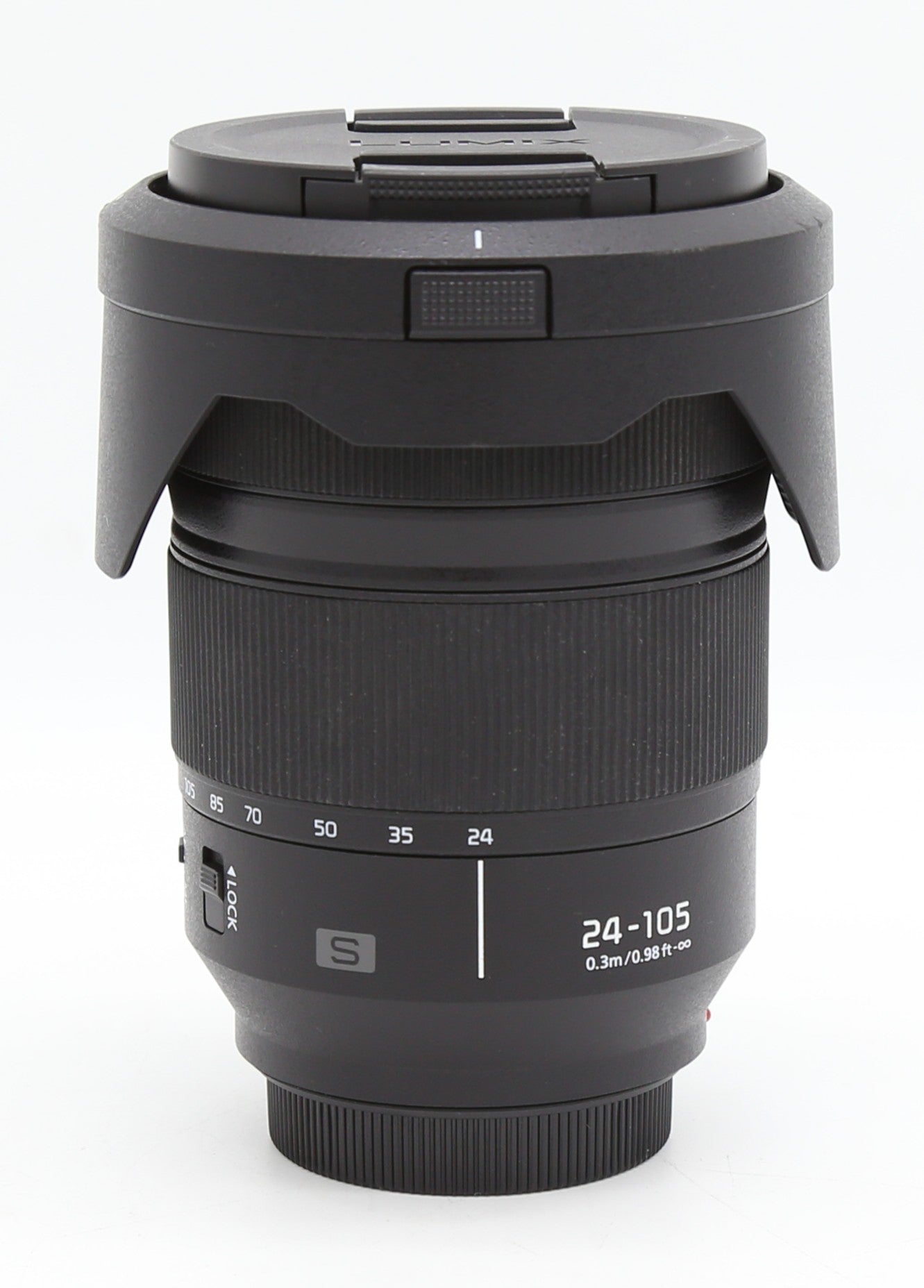 Used Panasonic LUMIX S 24-105m Macro OIS Zoom Lens SN: XFGH201115