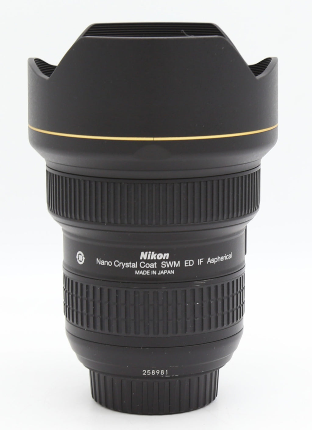 Used Nikon AF-S 14-24mm F/2.8G ED Ultra Wide Zoom Lens - F Mount SN: 258981