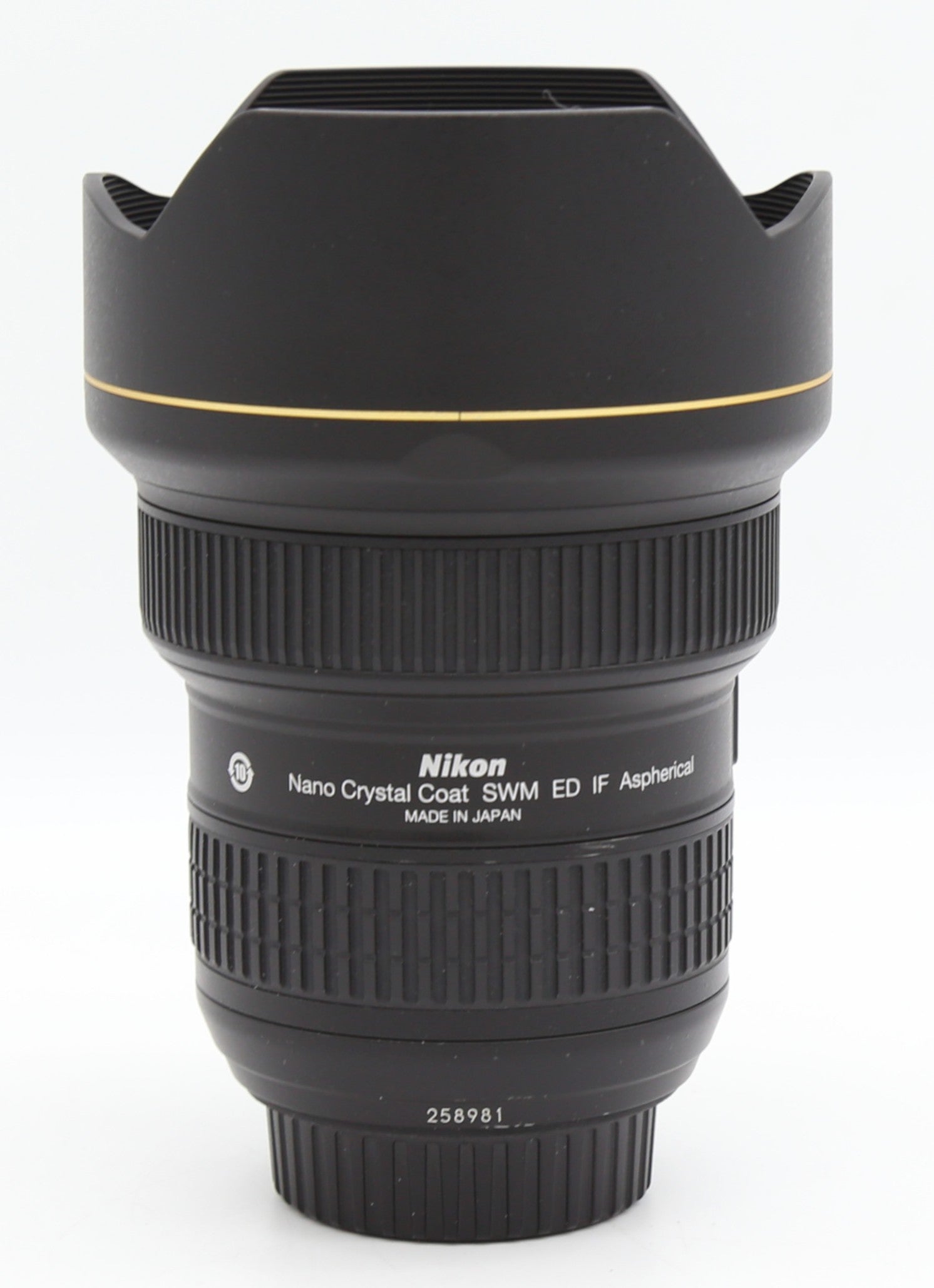 Used Nikon AF-S 14-24mm F/2.8G ED Ultra Wide Zoom Lens - F Mount SN: 258981
