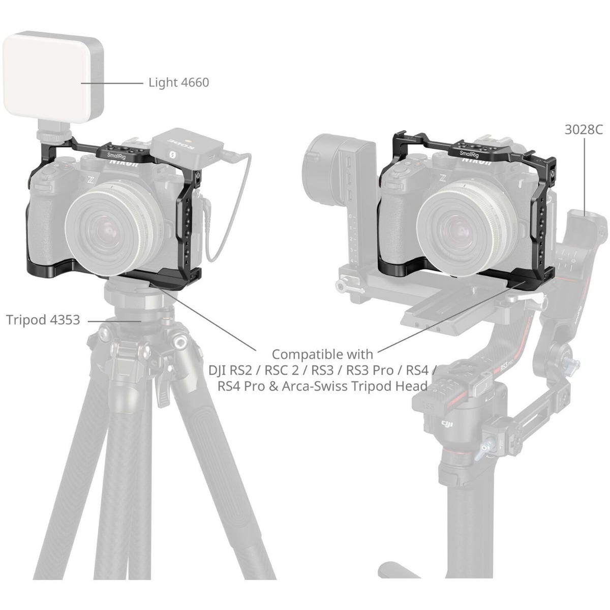 SmallRig Cage for Nikon Z50II 4980B