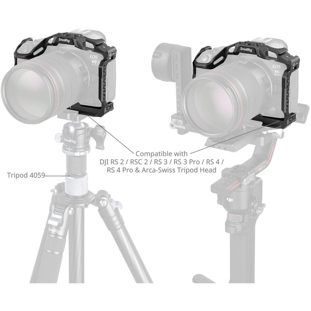 SmallRig Black Mamba Cage for Canon EOS R5 Mark II 4975B