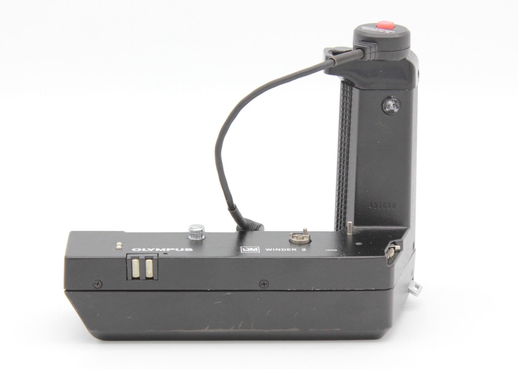 Used Olympus OM Winder 2 SN:491060 with Focus Trigger Cord