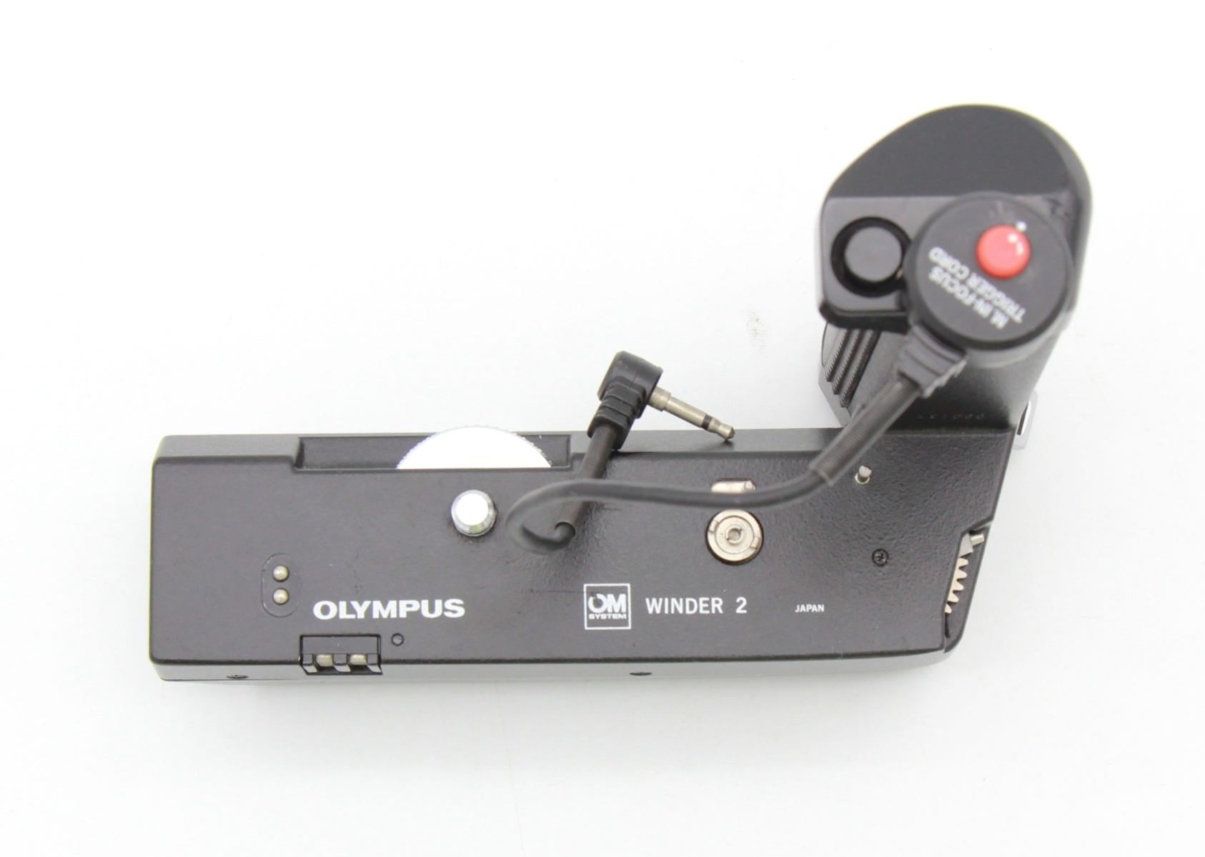 Used Olympus OM Winder 2 SN:491060 with Focus Trigger Cord