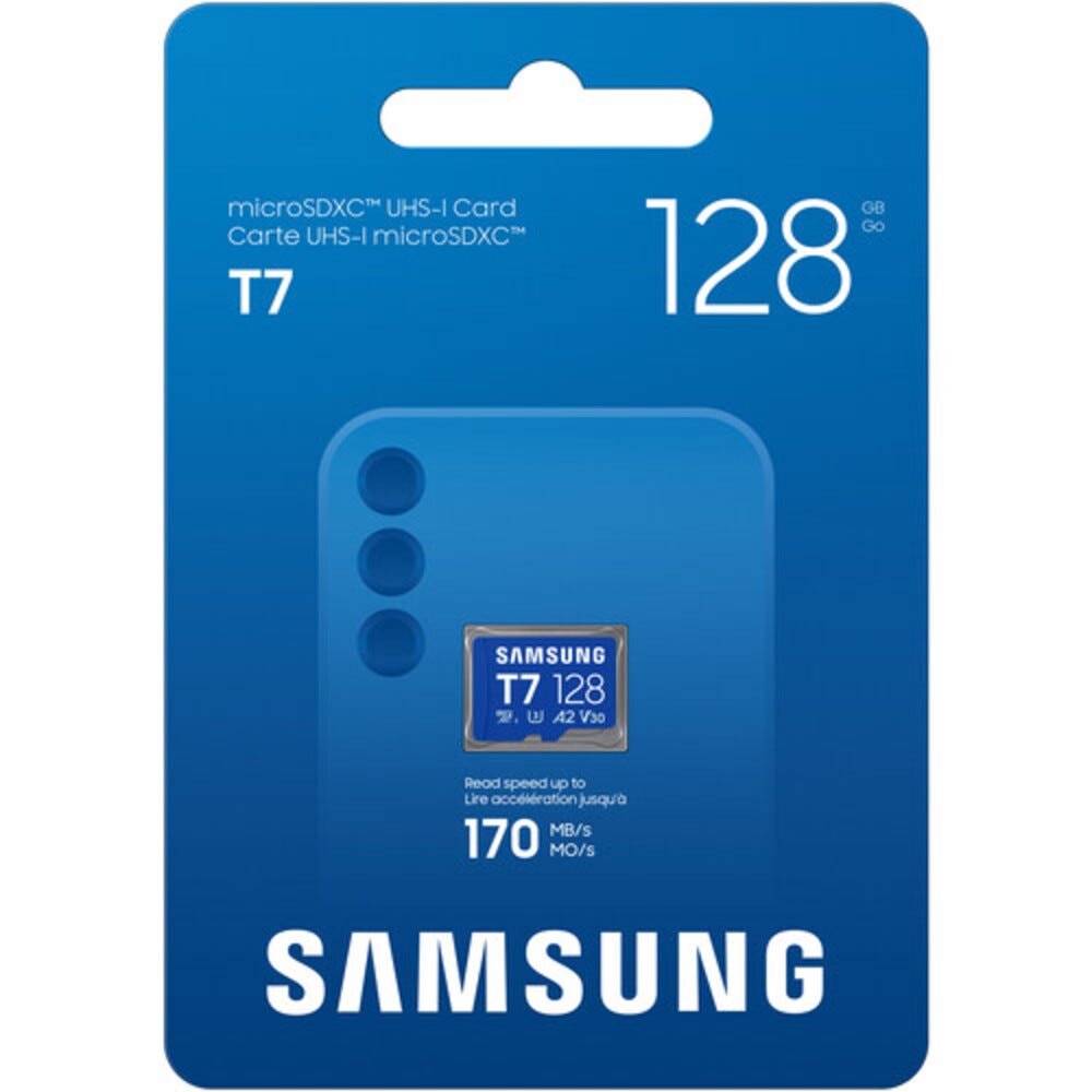 Samsung T7 128GB UHS-I microSDXC Memory Card Up to 170MB/s