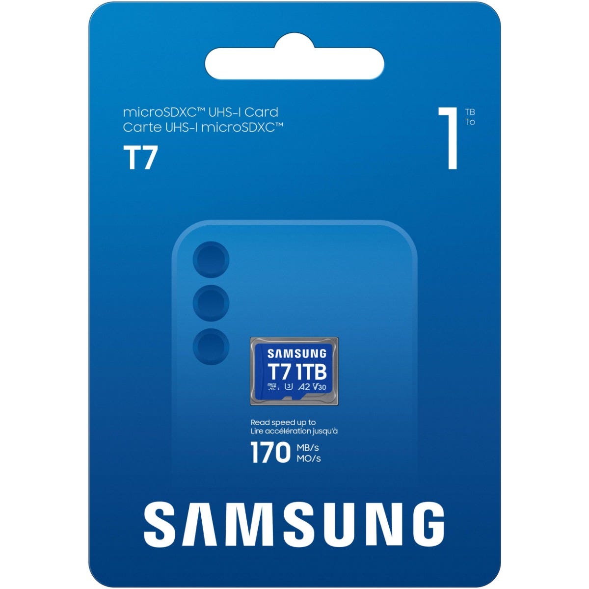 Samsung T7 1TB UHS-I microSDXC Memory Card Up to 170MB/s