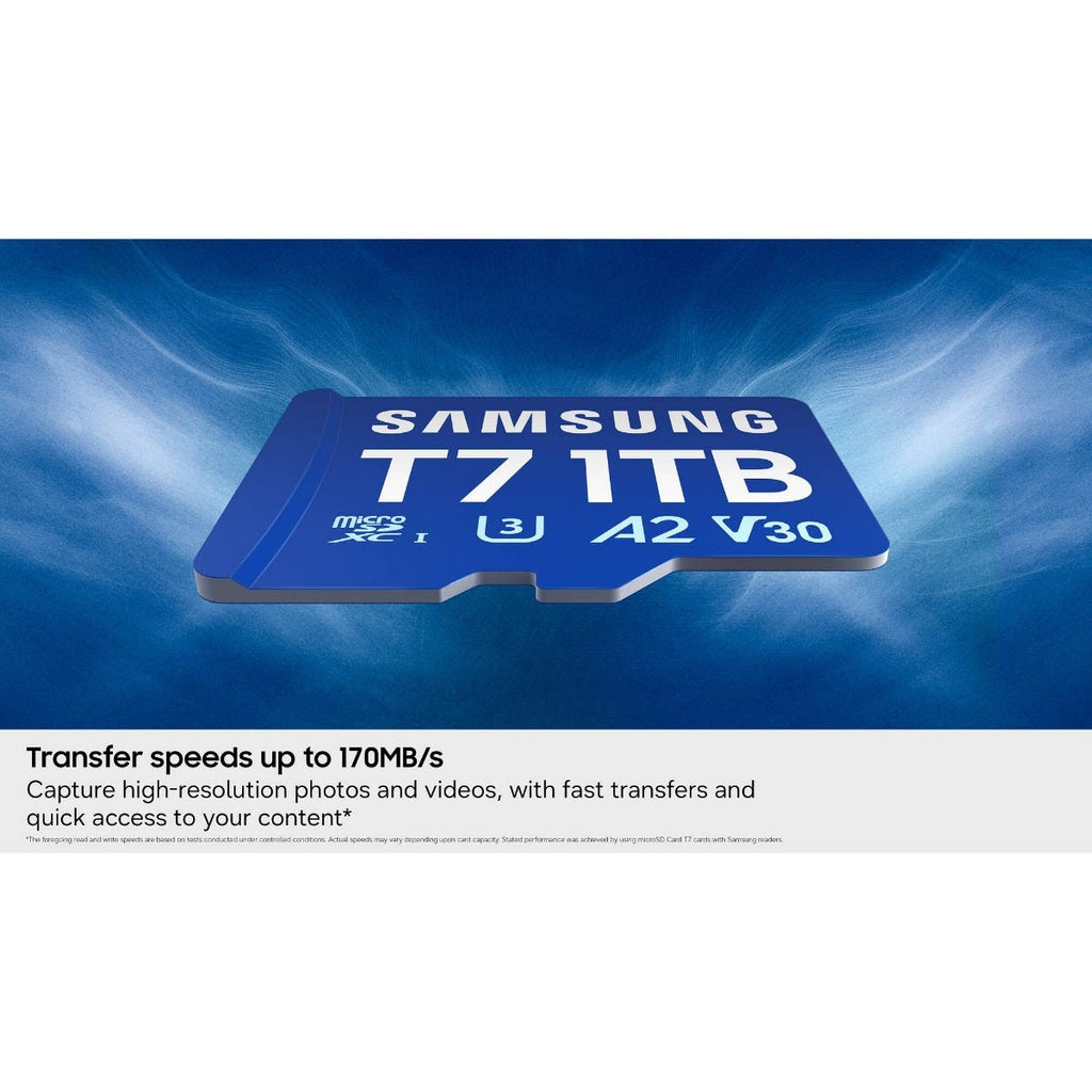 Samsung T7 512GB UHS-I microSDXC Memory Card Up to 170MB/s
