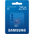 Samsung T7 256GB UHS-I microSDXC Memory Card Up to 170MB/s