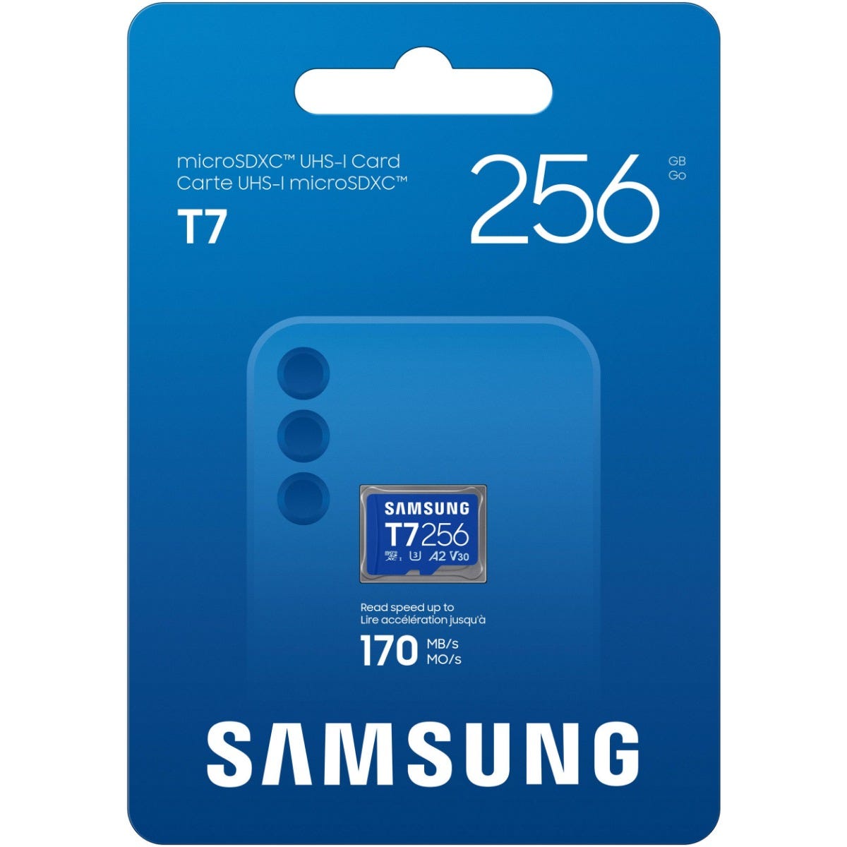 Samsung T7 256GB UHS-I microSDXC Memory Card Up to 170MB/s