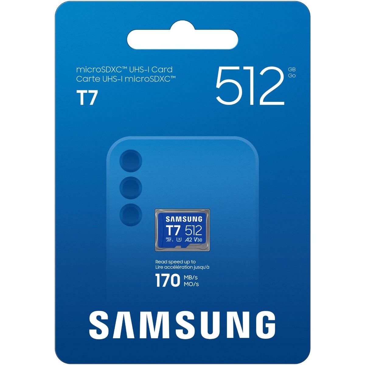 Samsung T7 512GB UHS-I microSDXC Memory Card Up to 170MB/s