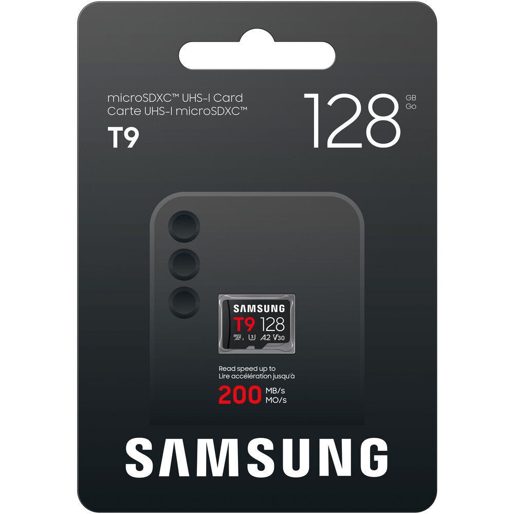Samsung T9 128GB UHS-I microSDXC Memory Card Up to 200MB/s