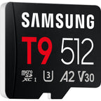 Samsung T9 512GB UHS-I microSDXC Memory Card Up to 200MB/s