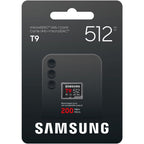 Samsung T9 512GB UHS-I microSDXC Memory Card Up to 200MB/s