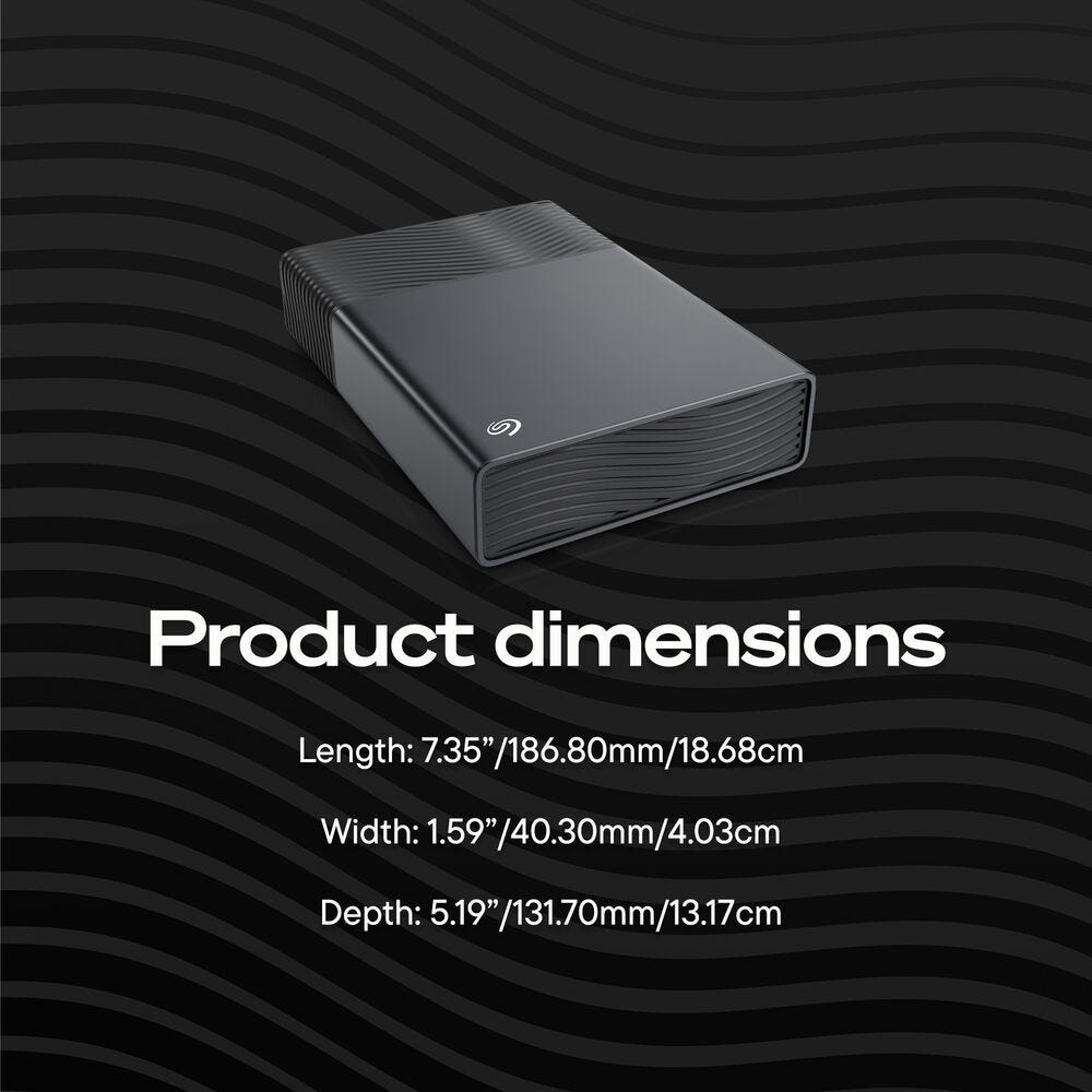 Seagate One Touch 24TB Desktop External Hard Drive
