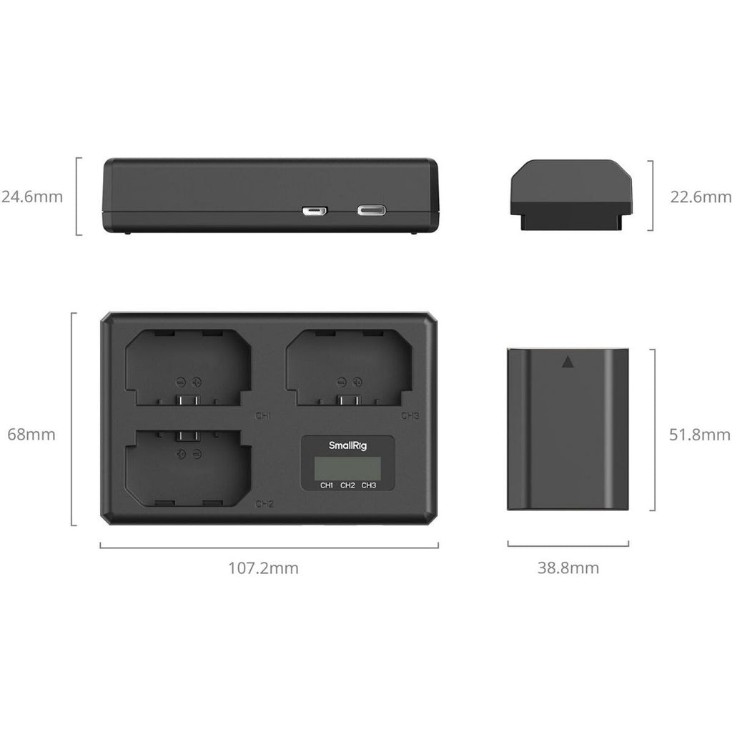 SmallRig Camera Battery Kit for Sony NP-FZ100 6016