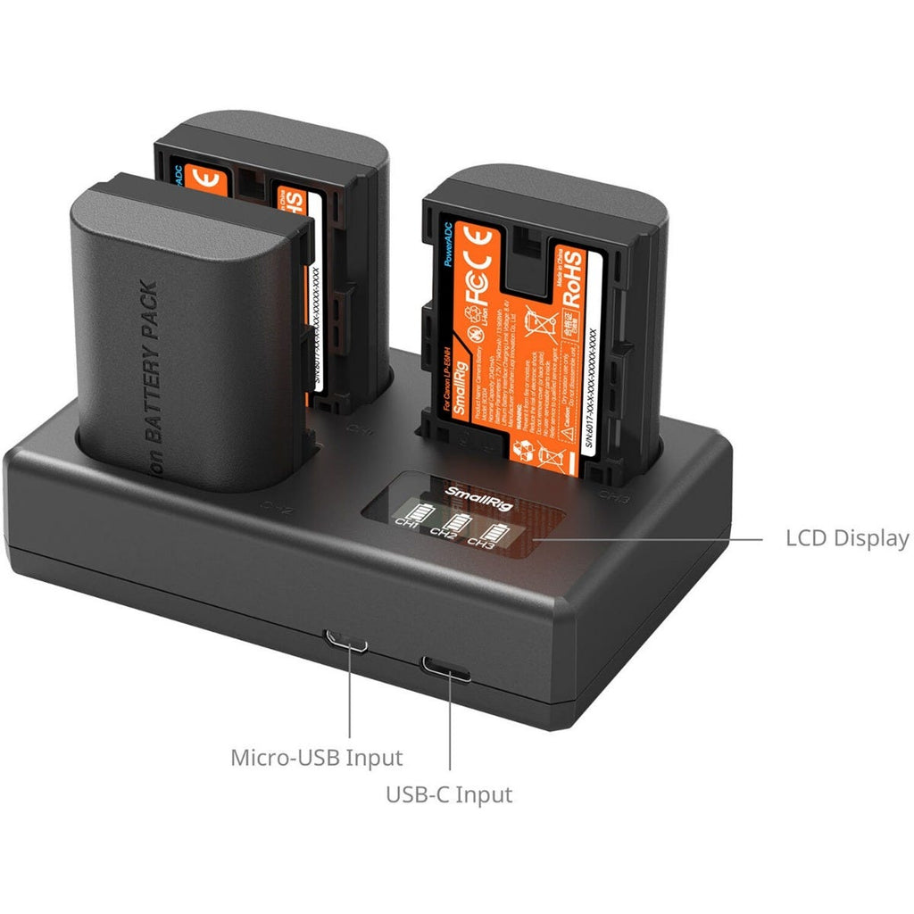 SmallRig Camera Battery Kit for Canon LP-E6NH 6017