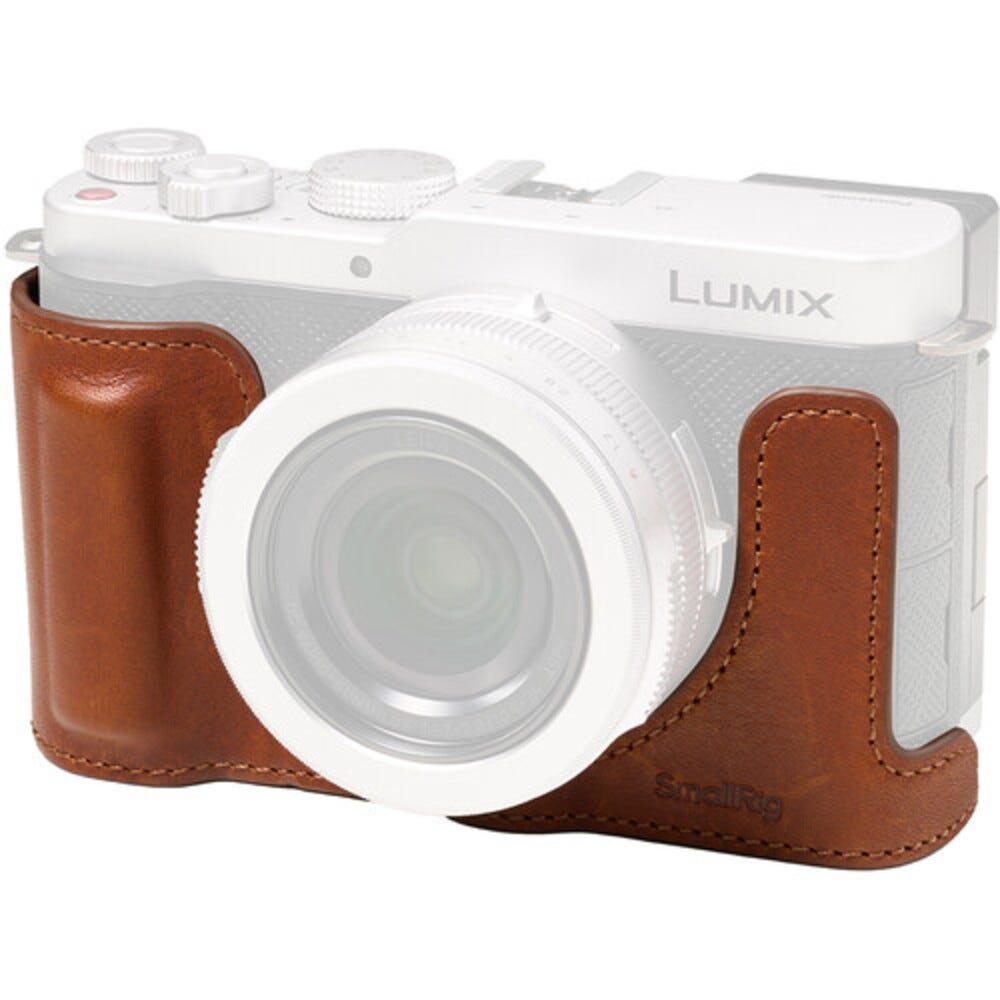 SmallRig Leather Half Case for Panasonic LUMIX L10 (Brown) 5699