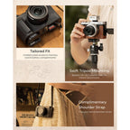 SmallRig L-Shaped Mount Plate Handle for Panasonic LUMIX L10 (Silver) 5701