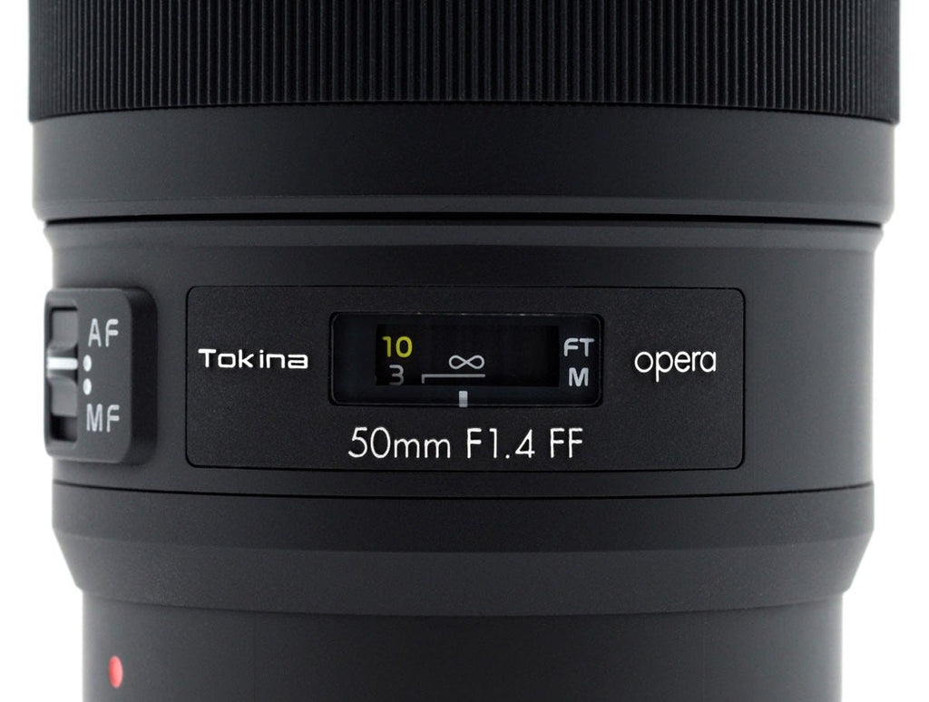 Tokina Opera 50mm f/1.4 FF Canon Lens 