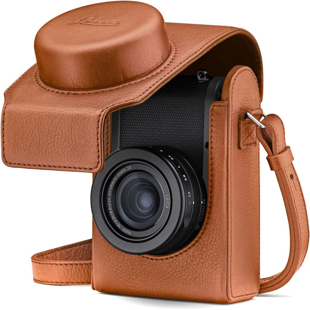LEICA Leather Camera Case for D-LUX 8 - Cognac